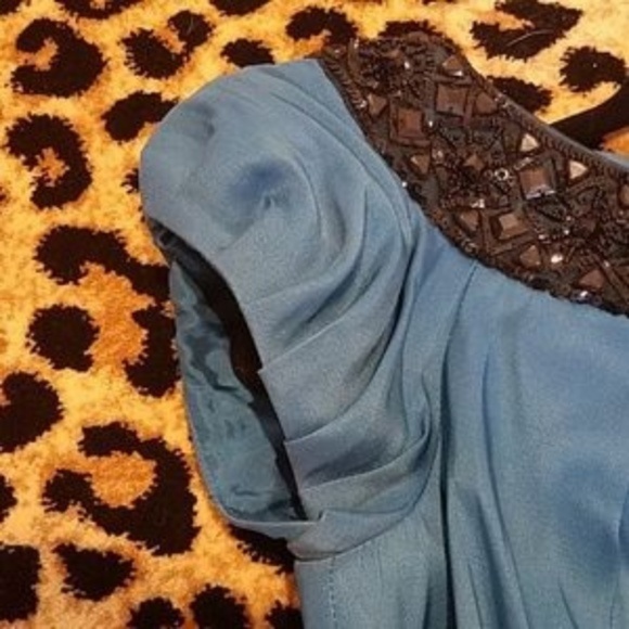 NWT Marchesa Notte Beaded Cocktail Bubble Dress - Picture 4 of 8